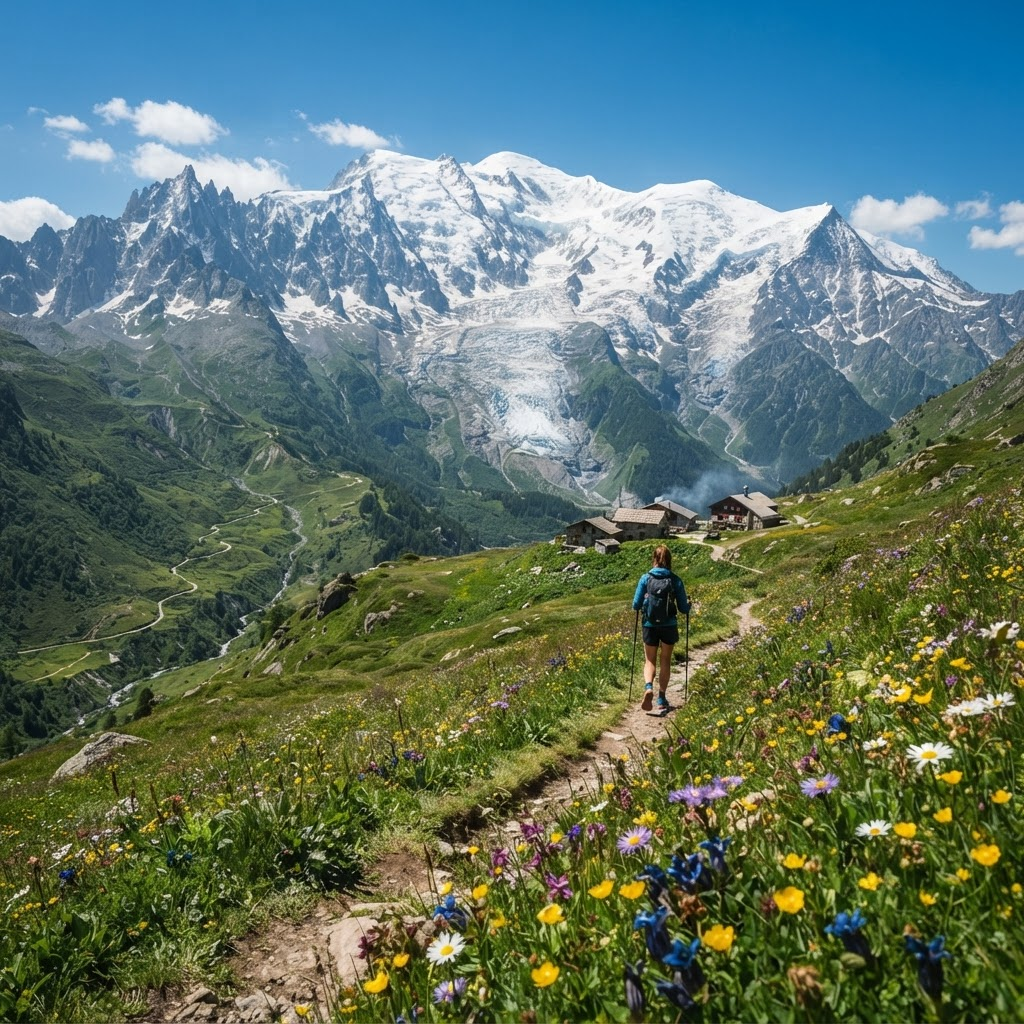 Tour du Mont Blanc, France · Italy · Switzerland